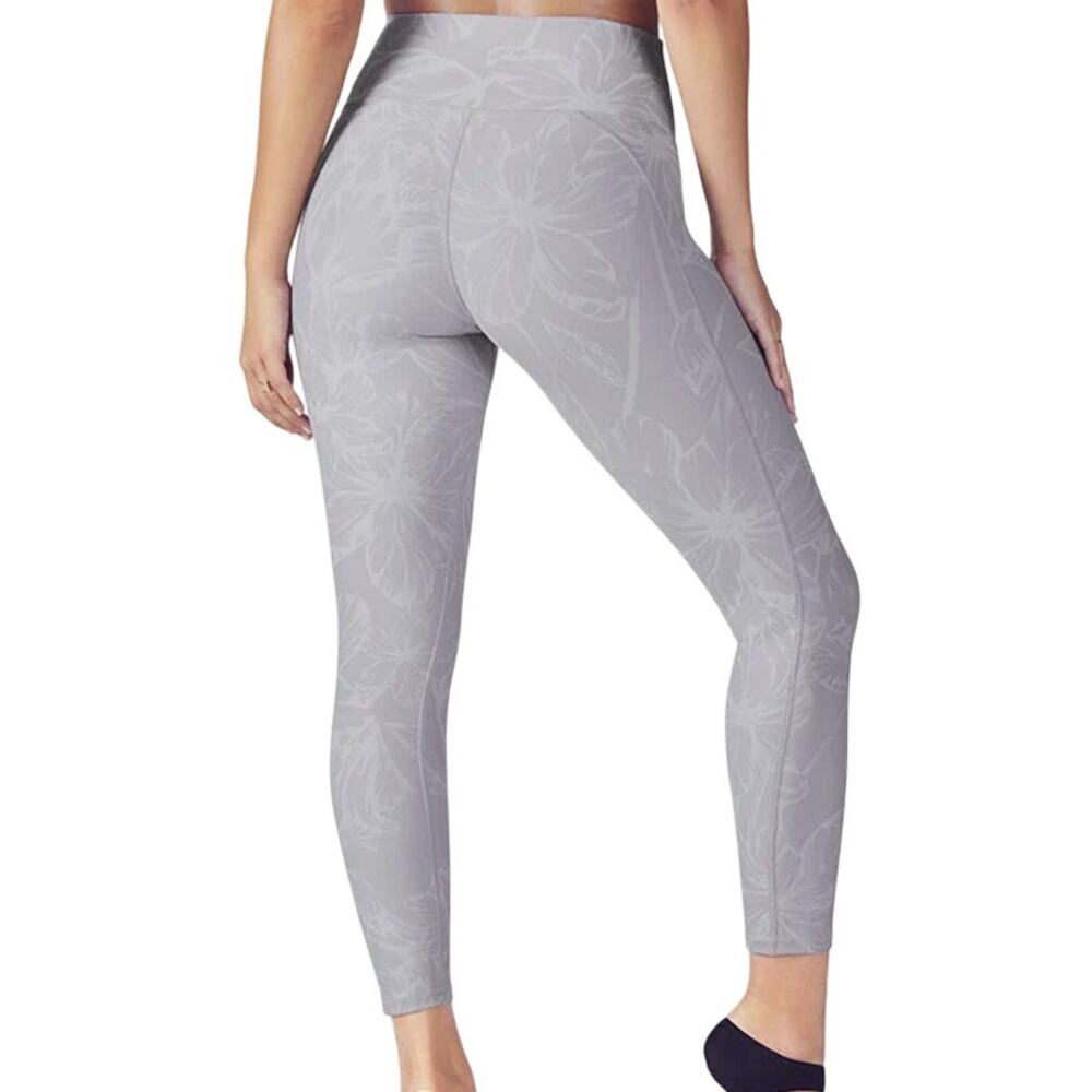 Fabletics Womens Floral Define PowerHold High-Waisted 7/8 Leggings Sz 1X Stretch
